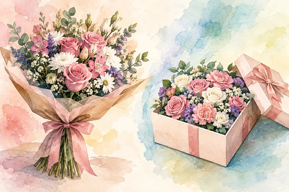 Bouquets versus boxes: which floral gift to choose