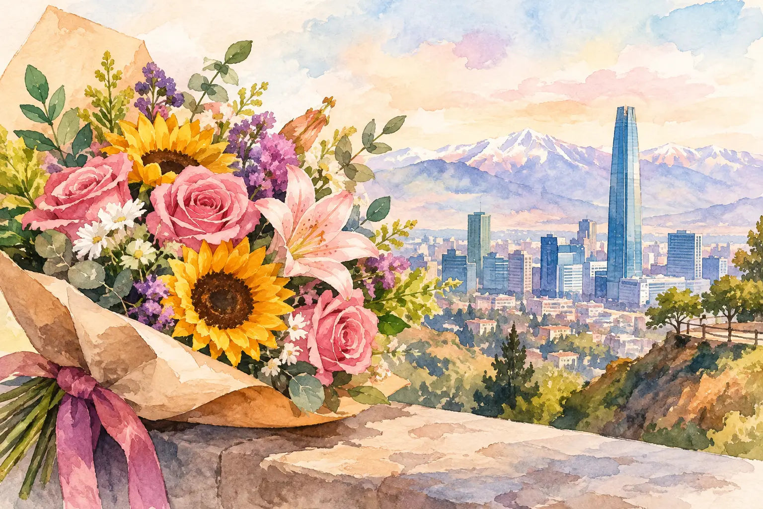 Flores para cumpleaños en Santiago con estilo