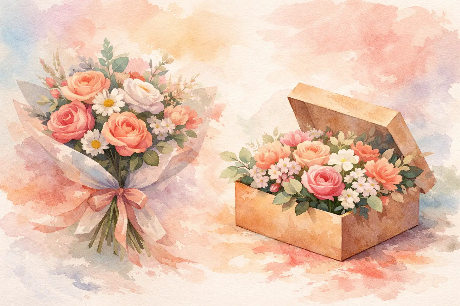 Ramo o caja floral: cuál regalar