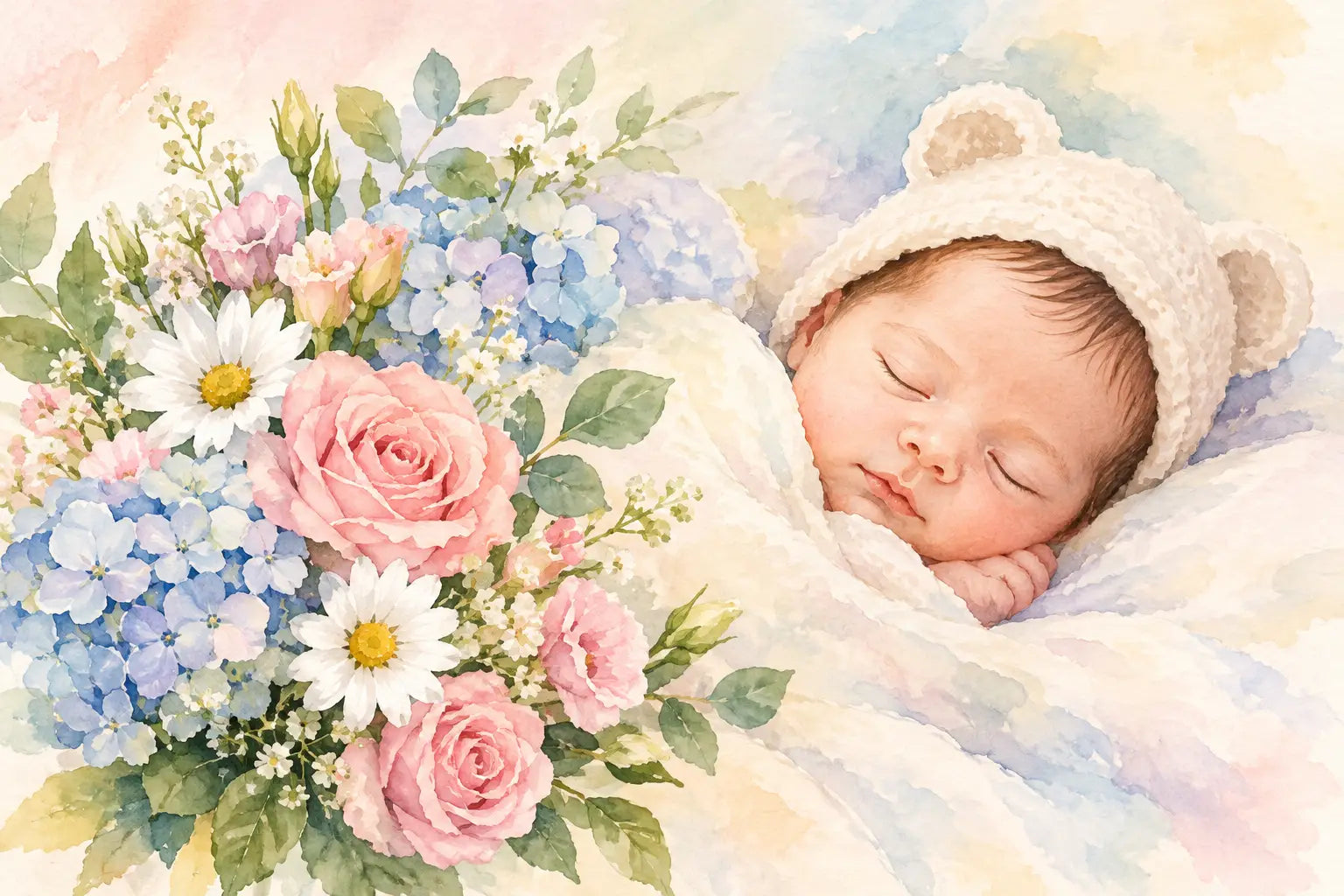 Mejores flores para nacimiento de bebé y qué expresan