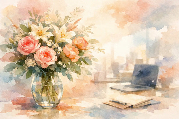 Guía para regalar flores empresariales con estilo