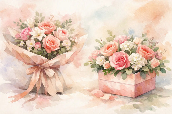 Bouquet o arreglo en caja: cuál elegir y por qué