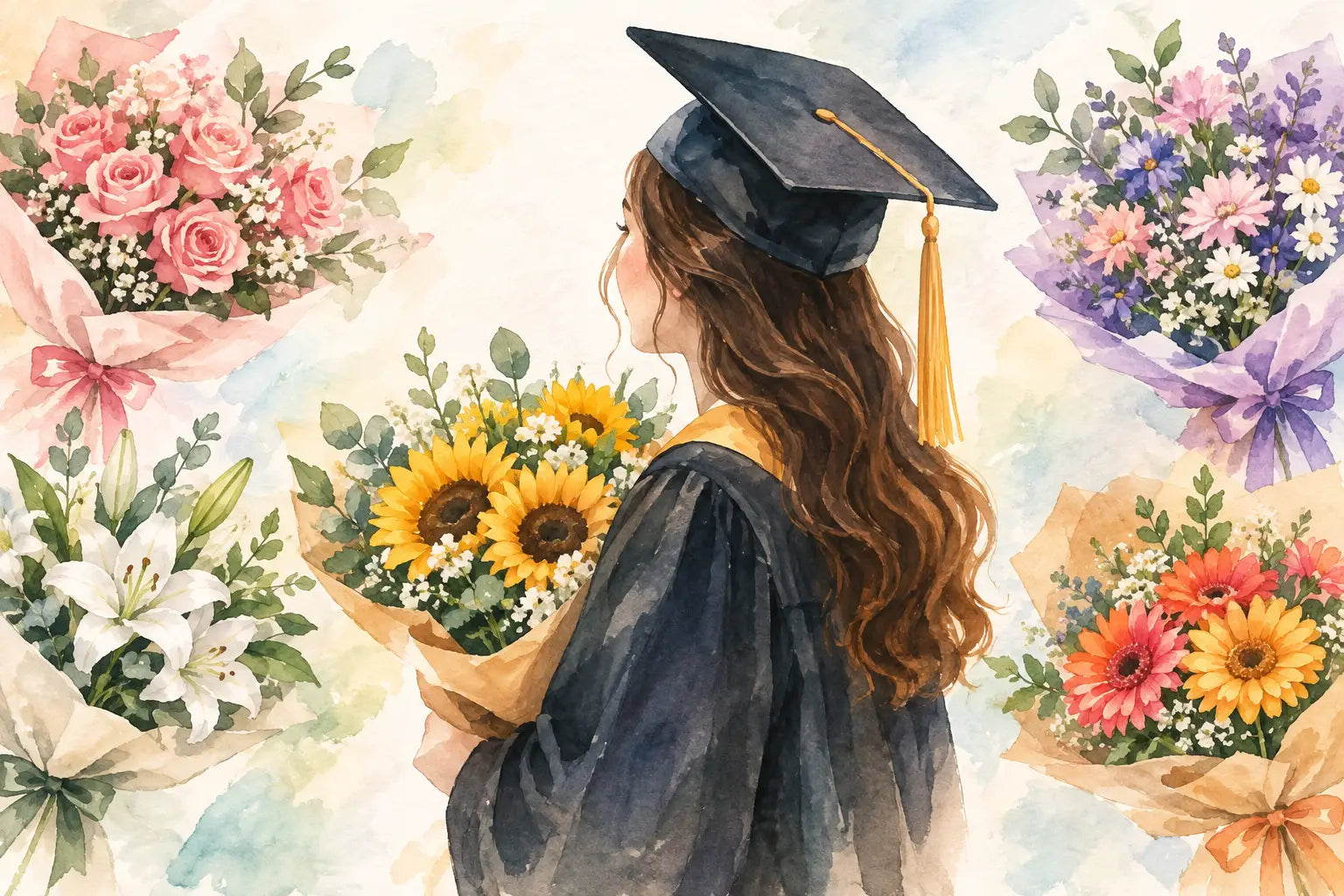 Qué flores regalar por graduación: 7 ideas