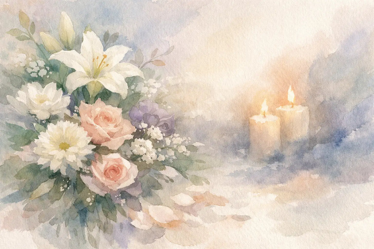 Guía de flores para condolencias con acierto
