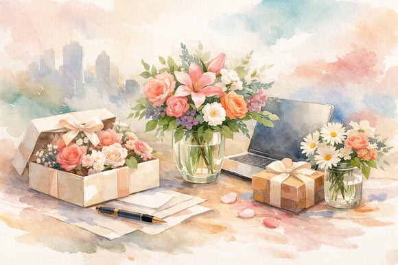 Mejores regalos corporativos con flores que dejan huella
