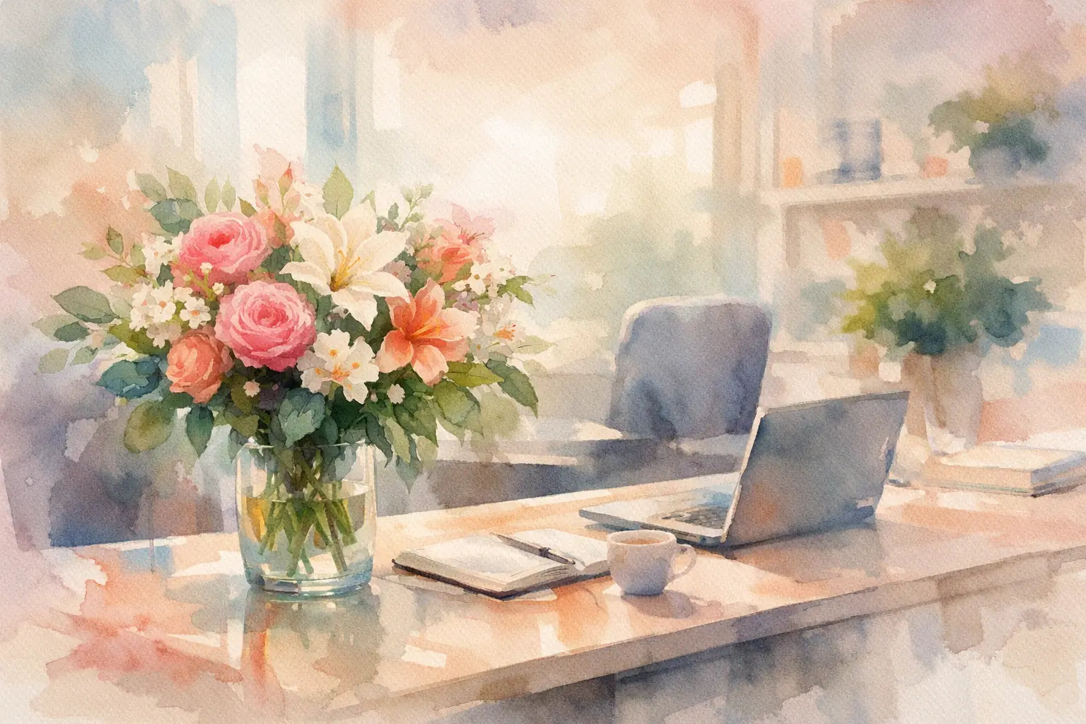 Cómo pedir flores para oficina con buen gusto