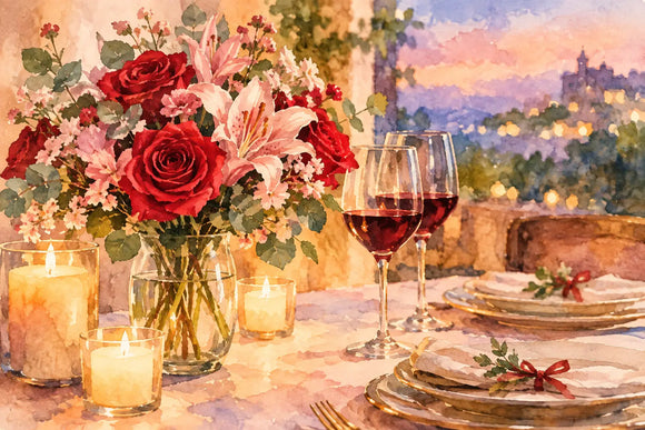 Mejores flores para una cena romántica