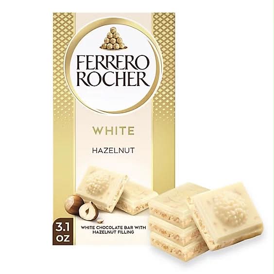 Barra de chocolate blanco Ferrero Rocher