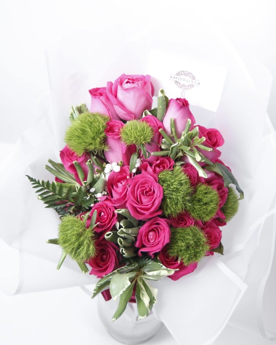 Regala Bouquet 24 Fucsia Premium - AMOROSSA