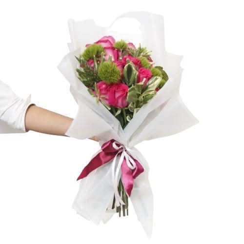 Bouquet 24 Fucsia Premium