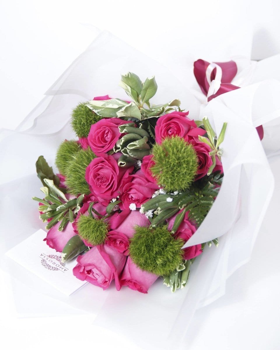Regala Bouquet 24 Fucsia Premium - AMOROSSA