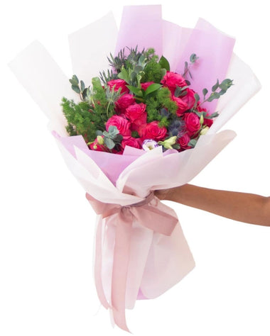 Regala Bouquet 24 Pink Lady Premium - AMOROSSA