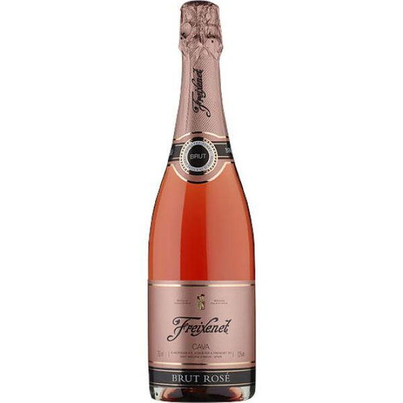 AMOROSSA - FREIXENET CORDON ROSADO - Botella de cava Freixenet Cordon Rosado espumante extra dry color rosa con etiqueta elegante ideal para regalar flores y.