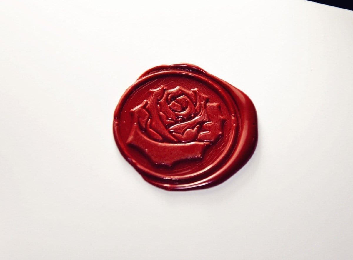 Regala Tarjeta Personalizada en Sobre Sellado con Cera - AMOROSSA