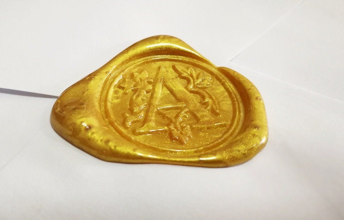 Regala Tarjeta Personalizada en Sobre Sellado con Cera - AMOROSSA