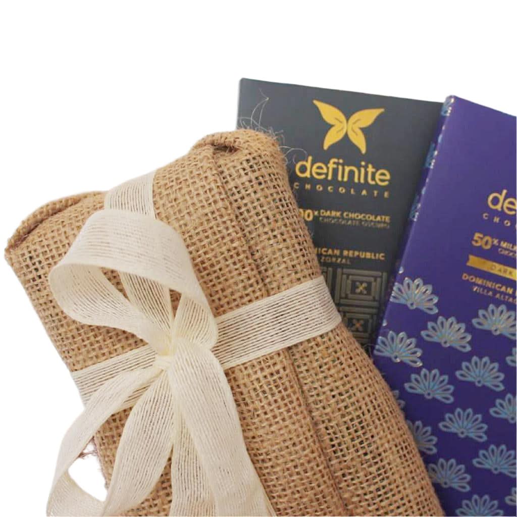 Trio de Chocolate Premium 100% Dominicano (kit de 3 barras)